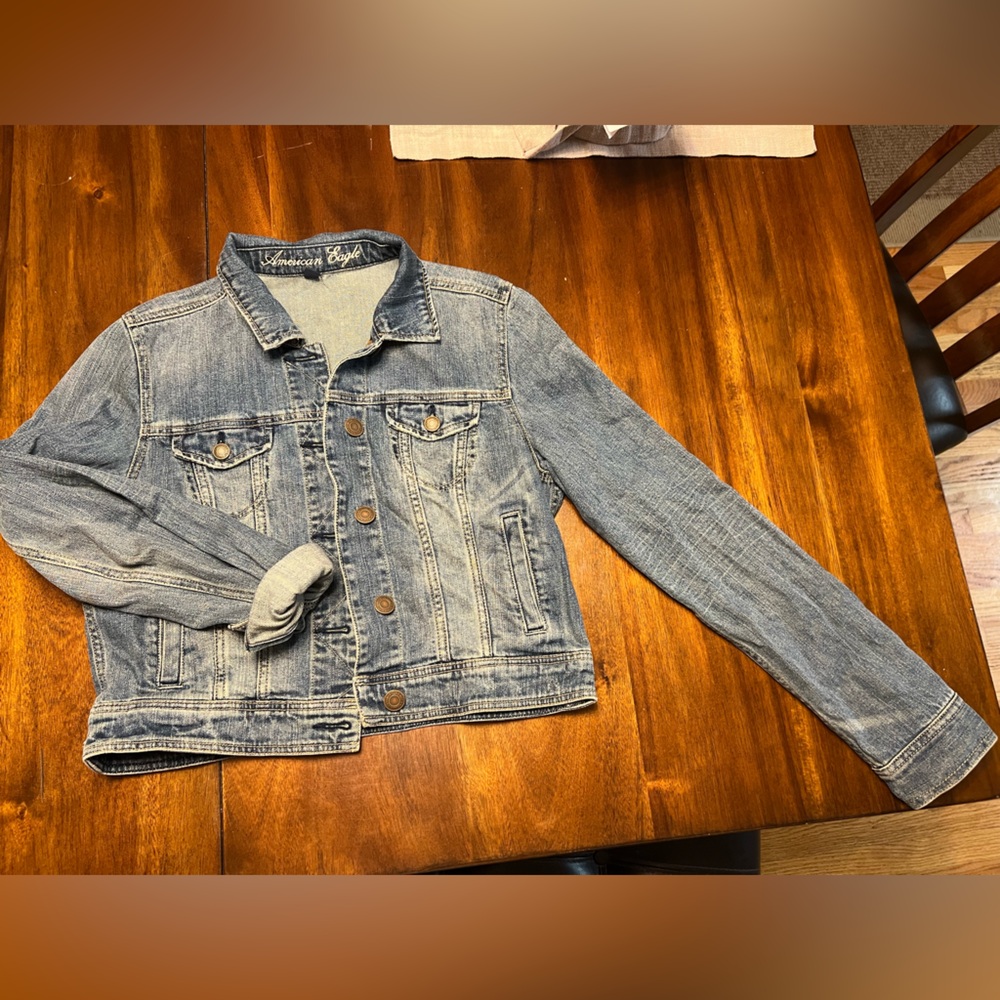 American Eagle Outfitters Blue Jean Jacket